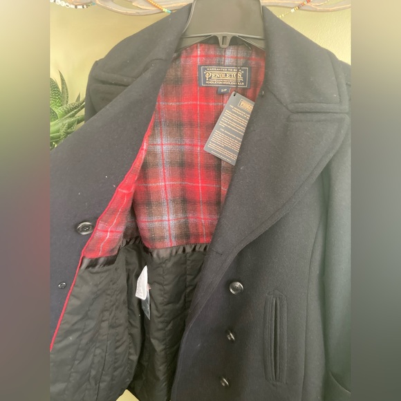 Navy Pendleton pea coat, size small. Never worn, new with tags. - Picture 1 of 11